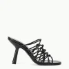 GIOTTO KNOT HEEL  BLACK
