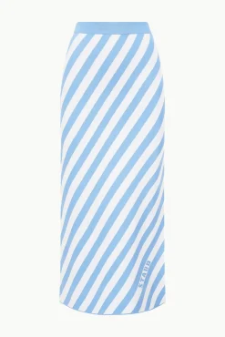 GIOVANNI SKIRT  BLUE SEASHORE STRIPE