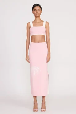 GIOVANNI SKIRT  CHERRY BLOSSOM IVORY TOILE