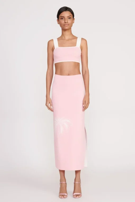 GIOVANNI SKIRT  CHERRY BLOSSOM IVORY TOILE