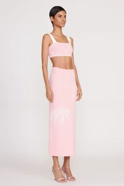 GIOVANNI SKIRT  CHERRY BLOSSOM IVORY TOILE