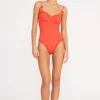 GOSSAMER ONE PIECE  RED ROSE