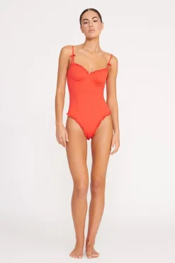 GOSSAMER ONE PIECE  RED ROSE