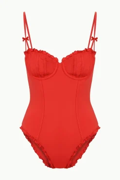 GOSSAMER ONE PIECE  RED ROSE