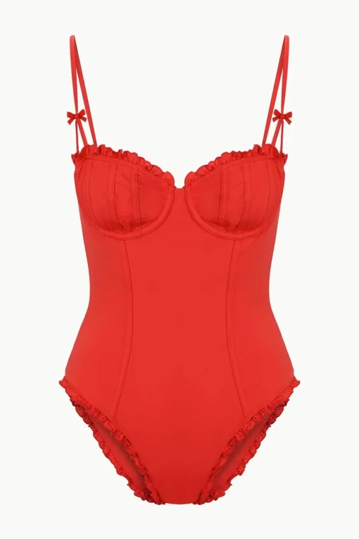 GOSSAMER ONE PIECE  RED ROSE