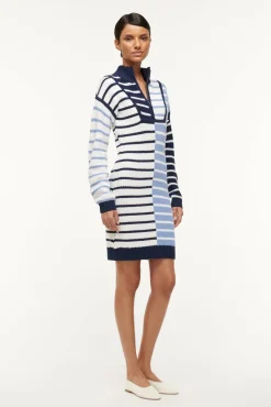HAMPTON MINI DRESS  ADRIATIC STRIPE