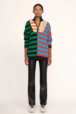HAMPTON SWEATER  CABANA STRIPE MULTI