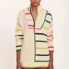 HAMPTON SWEATER  CREME RAINBOW MULTI