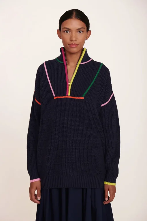 HAMPTON SWEATER  NAVY MULTI