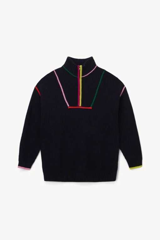 HAMPTON SWEATER  NAVY MULTI
