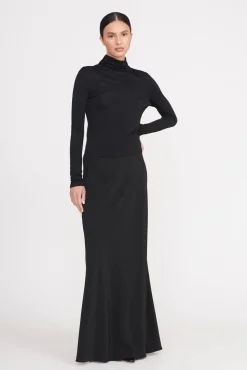 HELVIN TOP  BLACK