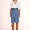 HUDSON SKIRT  MEDIUM WASH