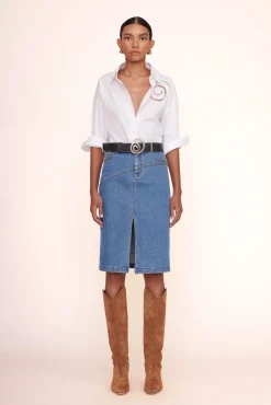 HUDSON SKIRT  MEDIUM WASH
