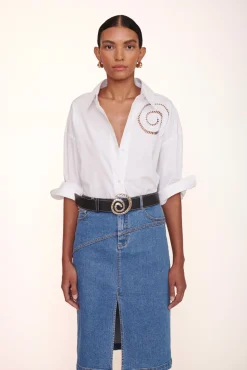 HUDSON SKIRT  MEDIUM WASH