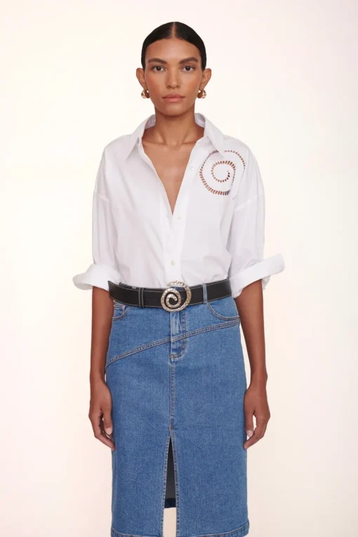 HUDSON SKIRT  MEDIUM WASH