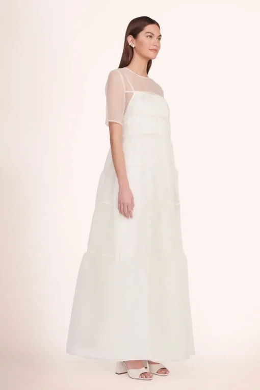 HYACINTH DRESS  WHITE