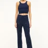 IBISCO CROPPED TANK  NAVY
