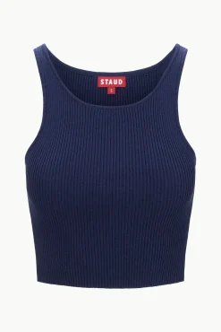 IBISCO CROPPED TANK  NAVY