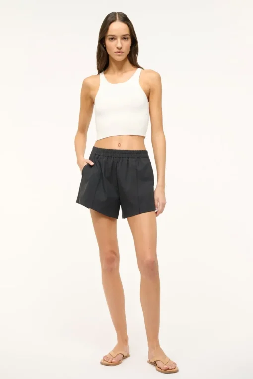 IBISCO CROPPED TANK  WHITE