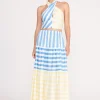 IDALINO SKIRT  BUTTERCUP SEASHORE STRIPE