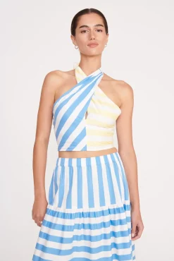 IDALINO SKIRT  BUTTERCUP SEASHORE STRIPE