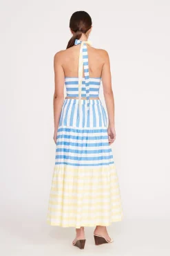 IDALINO SKIRT  BUTTERCUP SEASHORE STRIPE