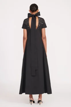 ILANA DRESS  BLACK SILVER