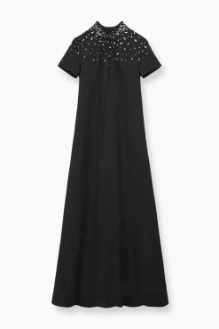 ILANA DRESS  BLACK SILVER