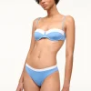 JO BALCONETTE BIKINI TOP  AZURE WHITE