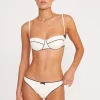 JO BALCONETTE BIKINI TOP  IVORY BLACK