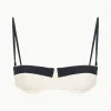 JO BALCONETTE BIKINI TOP  IVORY BLACK
