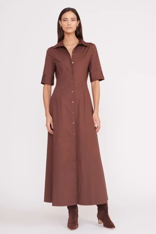 JOAN MAXI DRESS  MAHOGANY