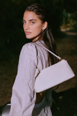 KAIA SHOULDER BAG  CREAM