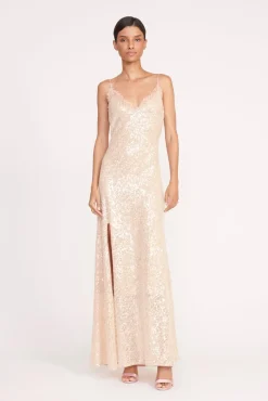 KEZIA DRESS  BEIGE