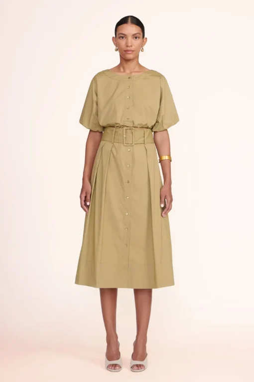 KINGSLEY SKIRT  KHAKI