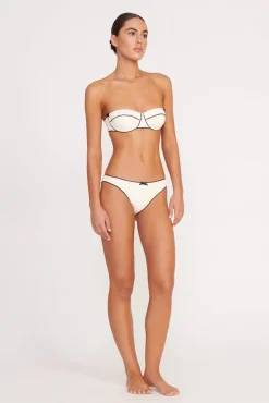 KIT BIKINI BOTTOM  IVORY BLACK