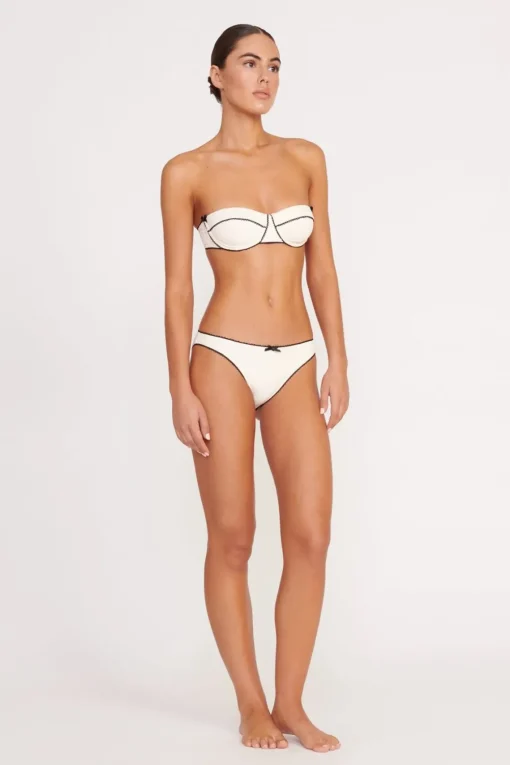 KIT BIKINI BOTTOM  IVORY BLACK