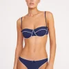 KIT BIKINI BOTTOM  NAVY WHITE