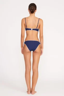 KIT BIKINI BOTTOM  NAVY WHITE