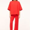 KNACK PANT  RED ROSE