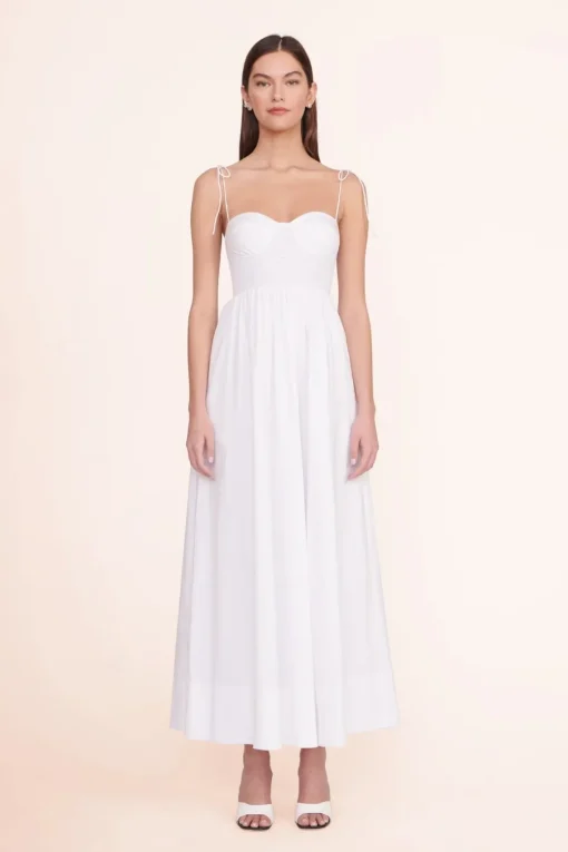 LANDRY DRESS  WHITE