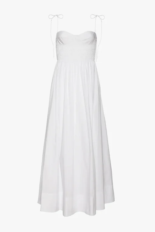 LANDRY DRESS  WHITE