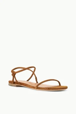 LAUREL SANDAL  TAN SUEDE