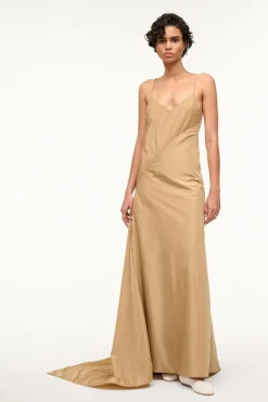 LEONARDO DRESS  FAWN