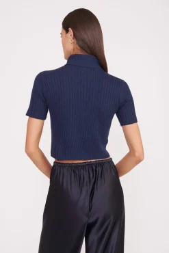 LILOU SWEATER  NAVY