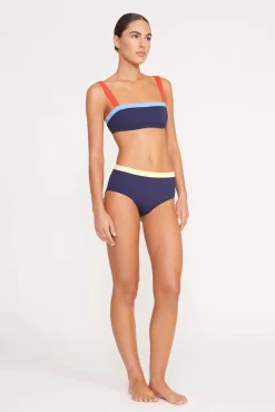 LIV BIKINI TOP  NAVY COLORBLOCK