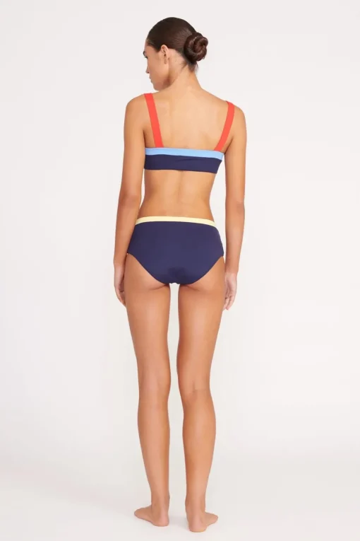 LIV BIKINI TOP  NAVY COLORBLOCK
