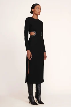 LONG SLEEVE DOLCE DRESS  BLACK