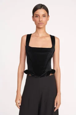 LORELAI TOP  BLACK