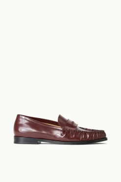 LOULOU LOAFER  MAHOGANY